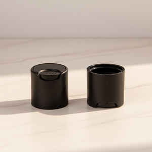 Tappo a pressione in PP nero/bianco da 8mm, 20mm, 24mm, 410 con coperchio a disco per confezioni cosmetiche - Product Image 4