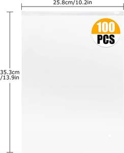 Vente en gros de sacs d'emballage à fermeture éclair en plastique givré EVA avec curseur de fermeture éclair pour vêtements - Product Image 2