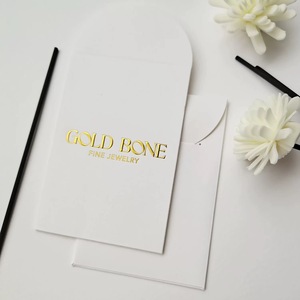 <span class=keywords><strong>2025</strong></span> hot sang trọng tùy chỉnh phong bì Cảm ơn bạn thiệp chúc mừng với lá vàng dập nổi phong bì Pocket Fancy giấy in kỹ thuật số - Product Image 3