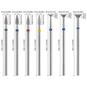 KADS Diamond <b>Nail</b> Drill Bits for Electric <b>Nail</b> Drill Machine Milling Cutter Cuticle Professional Pedicure Remover Gel Polish - Product Image 4