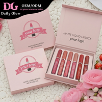 Vente en gros : Kit de fabrication de rouge à lèvres personnalisé, logo sur mesure, longue tenue, cosmétique végétalien, marque privée, rouge à lèvres liquide mat