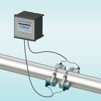Medidor de Flujo Ultrasónico Portátil de Alta Calidad para Agua/Aire/Aceite, Personalizable OEM, Precisión del 1%