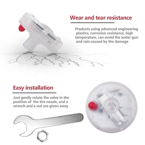 Accessori Auto KaiDengZhe, Luce LED Solare Lampeggiante per Ruote, Luce per Valvola Pneumatici Auto - Product Image 5