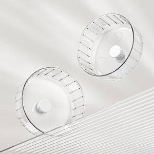 Bucatstate all'ingrosso acrilico silenzioso 18cm di gelatina di criceto ruote che rotolano ruota di esercizio per animali domestici - Product Image 6