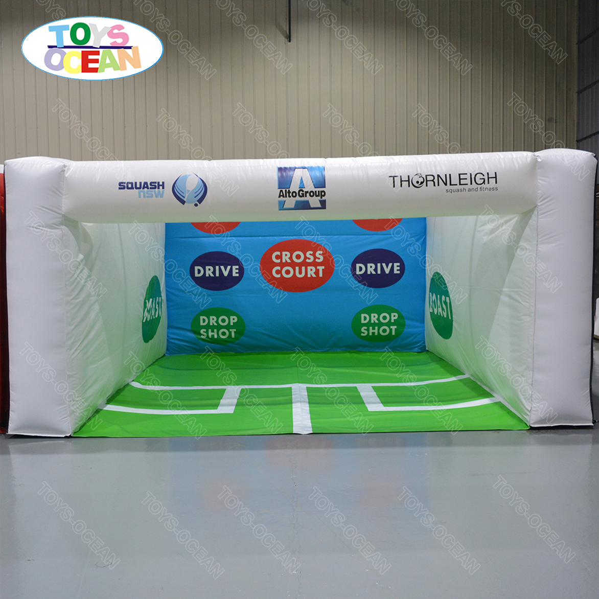 Portable Squash Field Inflatable Squash Court Crossing Court with Logo