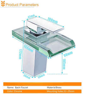 Grifos Modernos de Latón con LED de 3 Colores para Lavabo, Grifería Fría y Caliente para Baño, Grifos para Lavabo, Precio de Fábrica, Grifos para Cocina de Hotel - Product Image 5