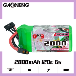 GAONENG GNB 2000MAH 22.2V 6S 120C XT60โดรน FPV RC LiPo แบตเตอรี่รูปแบบอิสระระยะไกล - Product Image 2