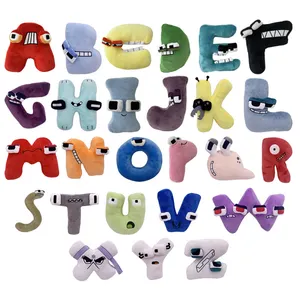 Factory Supply 26 Style Plüsch Anime Doll 26 Englische Buchstaben Spielzeug Weiche kuschel ige Kuscheltiere Spielzeug Alphabet Lore Plüschtiere