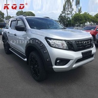 Accessoires extérieurs automobiles KQD, extensions d'ailes de roue en ABS, finition noire mate, pré-attachées avec adhésif 3M, ensemble de 8 pièces, compatibles