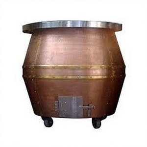 Tandoor en cuivre Velcora, électrique et au GPL, facile à nettoyer, 36x36x36cm, puissance réglable - Product Image 1