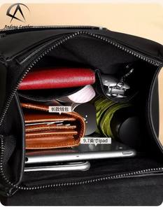 Sac à dos de voyage en cuir de vache véritable AndoBag pour femmes et filles, nouveau sac à dos de grande capacité pour femmes, pour l'extérieur - Product Image 3
