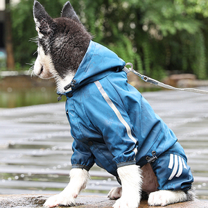 Venta al por mayor impermeable reflectante raya perro impermeable - Product Image 1