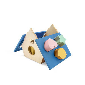 Jouet éducatif Montessori en bois Wincent, maison de tri de formes, pour tout-petits et enfants, apprentissage des couleurs, motricité fine, cadeau - Product Image 4