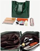 Bolso Tote de Cuero PU Encerado Vintage para Mujer, Bolso de Hombro de Gran Capacidad con Bolsillos Laterales con Cremallera, Patrón Personalizado, para Viajes, Oficina y Aire Libre