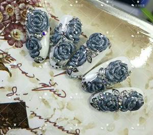 Queen Shining UV Nail Art Base Gel Polish avec <span class=keywords><strong>effet</strong></span> vertigineux et conception de floraison de bulles Non toxique certifié CE 15ml - Product Image 6