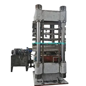Beş tabak dört kat eva araba mat vulkanizasyon basın/eva levha sertleştirme pres makinesi/sütun tipi sertleştirme pres makinesi