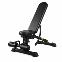 Banc de musculation multifonctionnel pliable et réglable noir Kepler K1777066, capacité de charge maximale 400 kg – Meilleure vente