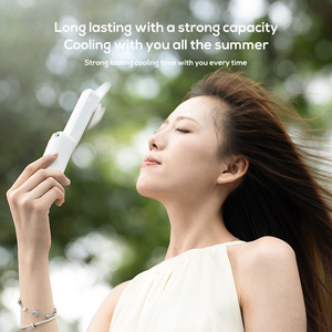 MEMO G09 พัดลมมือถือแบบพับได้ 3 in 1 มัลติฟังก์ชั่น 3 ระดับความเร็ว ไฟฉาย LED พร้อมที่วางโทรศัพท์ ชาร์จซ้ำได้ - Product Image 3