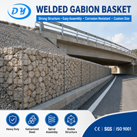 Panier gabion 1x1x1m en fil d'acier galvanisé et surface galvanisée à chaud, Hebei Chine
