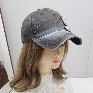 Ultima moda aggiornata donna donna donna nera in denim strass fiore cappellino da Baseball golf cappello da sole cappello da camionista - Product Image 5
