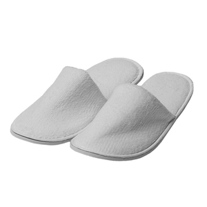 Pantuflas Blancas de Terciopelo de Alta Calidad para Hotel <span class=keywords><strong>Marriott</strong></span> - Product Image 5