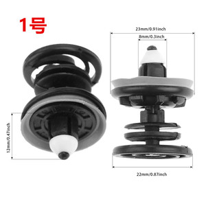 คลิปยึดแผงประตูภายในรถยนต์ Volkswagen 012 หมุดพลาสติกสำหรับ Touran Tiguan Golf Passat - Product Image 4