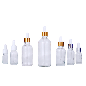 10ml 20ml 30ml 60ml Big Glass Drop Bottle 10ml Ceramic Perfume Essential Oil Glass Oil Droplet Bottles with Drip Lid - Product Image 2
