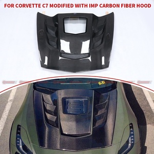 Nueva llegada: Cubierta de motor de fibra de carbono seca estilo CSS para Chevrolet Corvette C7 - Product Image 4