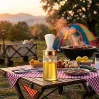 Brocha de Silicona Ecológica con Logotipo Personalizado OEM, Brocha para Salsa BBQ Aprobada por LFGB, Marca Privada al por Mayor, Segura para Contacto con Alimentos, para Cocina
