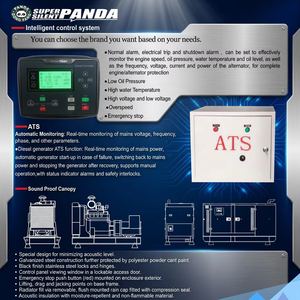 เครื่องกำเนิดไฟฟ้าดีเซลแบบเงียบ 30kVA 24kW เครื่องยนต์เพอร์กินส์ 3 เฟส - Product Image 6