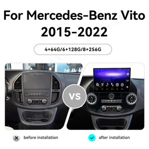 ZWNAV Multimedia para Mercedes Benz Vito unidad principal de pantalla táctil de 12,3 pulgadas con pantalla de Control de A/C de coche actualización <span class=keywords><strong>Android</strong></span> Radio de coche - Product Image 2