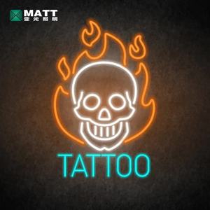 Matt Custom Handmade <span class=keywords><strong>Tattoo</strong></span> Shop Neon Sign Led Business Logo Wall Art Neon Light Sign For Studio Outdoor Wall Bedroom Decor - Product Image 6