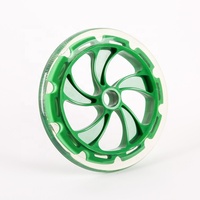 Roue à roulettes de skateboard électrique PU pour adultes, 200mm, scooter à rebond haut, 8 pouces