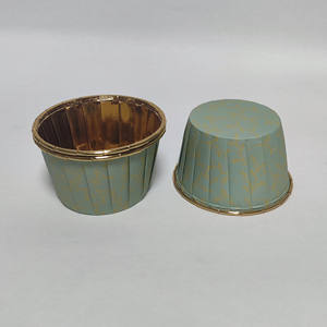 Moule à muffins avec motif feuilles tropicales, doublure pour cupcakes, moule à pâtisserie <span class=keywords><strong>exotique</strong></span> pour fête d'été à la piscine, décoration de desserts, fournitures pour événements - Product Image 3