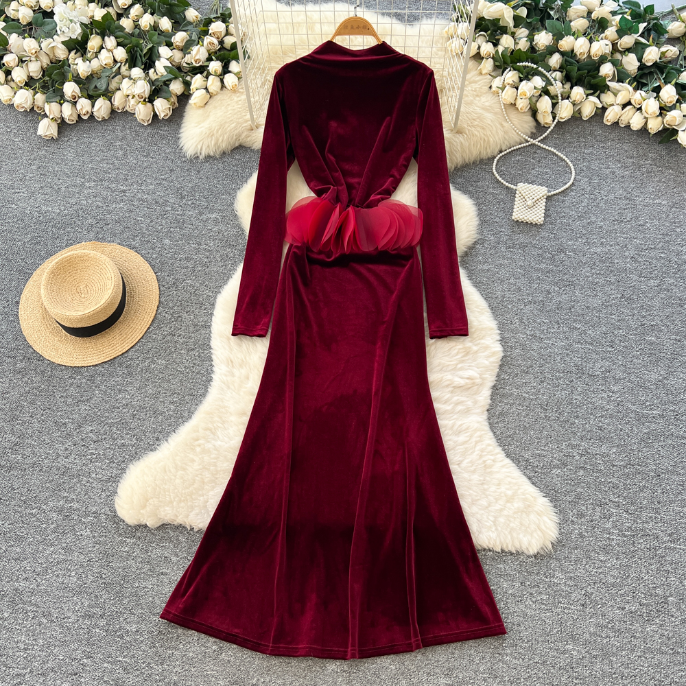 Summer Vintage Tunic Slim Casual Maxi Dress for Women Empire 3D Velvet Dress| Alibaba.com Summer Vintage Tunic Slim Casual Maxi Dress for Women Empire 3D Velvet Dress| Alibaba.com