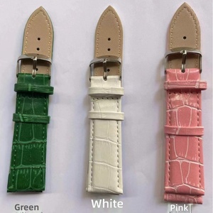 Correa <span class=keywords><strong>de</strong></span> <span class=keywords><strong>Reloj</strong></span> <span class=keywords><strong>de</strong></span> PU con Extremo Plano, Diseño <span class=keywords><strong>de</strong></span> Bambú, 12mm 14mm 16mm 18mm 20mm 22mm, Universal, Múltiples Colores - Product Image 2
