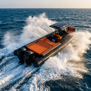 <span class=keywords><strong>Bateau</strong></span> <span class=keywords><strong>pneumatique</strong></span> rigide de luxe certifié CE de 9,6 m pour 20 personnes, idéal pour la navigation sportive en haute mer - Product Image 1