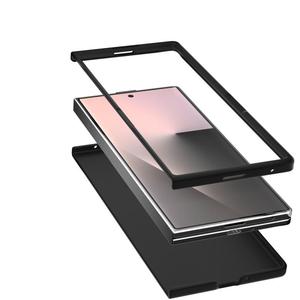 Prezzo di fabbrica per Samsung Galaxy Z Fold7 5G Dual colore Texture PU custodia del telefono - Product Image 4