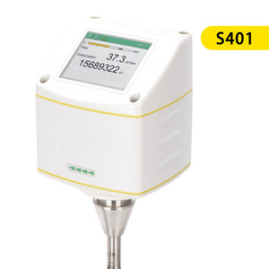 ZHTV S401 熱式質量流量計 インサート/インライン ステンレス鋼 広い測定範囲 高速応答 ディスプレイ 2 タッチボタン - Product Image 1