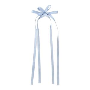 Pinzas para el pelo con borlas <span class=keywords><strong>de</strong></span> lazo y cinta <span class=keywords><strong>de</strong></span> satén sólido con accesorios <span class=keywords><strong>de</strong></span> cinta <span class=keywords><strong>de</strong></span> cola larga para mujeres y niñas - Product Image 5