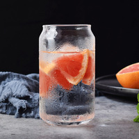 Ensemble de 4 pailles en verre de 16 oz, lavables au lave-vaisselle et robustes, design mignon pour whisky/soda/thé/eau, usage domestique, comprend 2 brosses