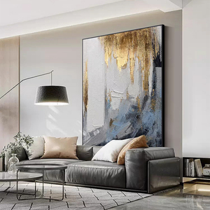 Mintura 100% vẽ tay hiện đại trang trí nội thất lớn tường nghệ thuật hình ảnh tùy chỉnh trừu tượng Kết cấu sơn dầu vải bán buôn - Product Image 4