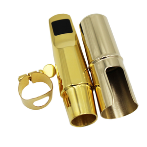 Testina per Fagotto Tenore in Metallo per Musica Orientale, Modello <span class=keywords><strong>Jazz</strong></span> A3 Placcato Oro, Accessori per Strumenti Musicali Durevoli - Product Image 2