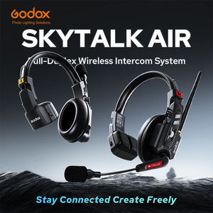 Sistema de Intercomunicación Inalámbrico Full-Duplex GODOX SkyTalk Air 5S 2.4G, Juego de Auriculares <span class=keywords><strong>para</strong></span> 5 Usuarios, 500m, Cancelación de Ruido, <span class=keywords><strong>para</strong></span> Transmisión en Vivo y Cine - Product Image 2