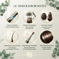 Après-shampoing sans rinçage à l'eucalyptus et à la menthe, hydratant, anti-frisottis, lissant, réparateur, soin capillaire léger sans rinçage