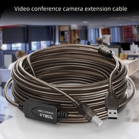 Cable Repetidor USB 2.0 Activo DFX de 10 m, Cable de Impresora de Alta Velocidad Tipo A a B de Cobre Estañado Premium para Escáner, Máquina CNC
