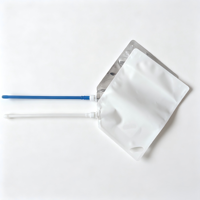 Sac de collecte vétérinaire jetable blanc 2L-4L pour colostrum de veau avec sonde d'alimentation – Vente en gros usine