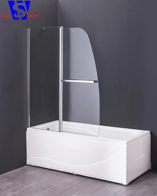 120x190cm China Strip Frosted Shower Glass Door, Frame Less Corner Pivot Shower Door