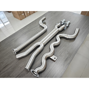 AKS ท่อไอเสียสแตนเลสสำหรับ M4 M3 G8X รถสปอร์ต76มม. ระบบท่อไอเสีย - Product Image 6