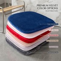 Coussin de chaise carré en mousse à mémoire de forme 40D, amovible et lavable, pour l'extérieur, également utilisable comme tapis de sieste